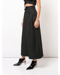Черные широкие брюки от Isa Arfen