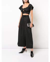 Черные широкие брюки от Isa Arfen