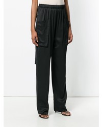 Черные широкие брюки от Cédric Charlier