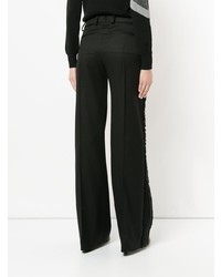 Черные широкие брюки от Mugler