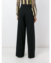 Черные широкие брюки от Etro