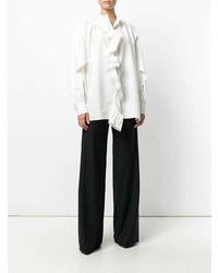 Черные широкие брюки от Giacobino