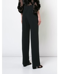 Черные широкие брюки от Veronique Leroy