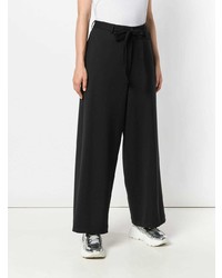 Черные широкие брюки от Hache