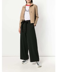 Черные широкие брюки от Hache