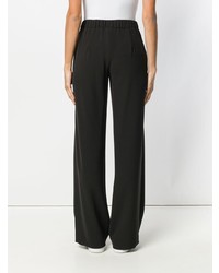 Черные широкие брюки от P.A.R.O.S.H.