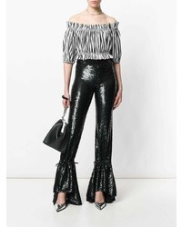 Черные широкие брюки от Ashish