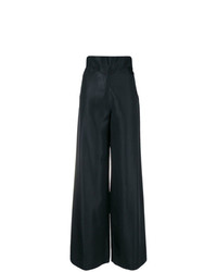 Черные широкие брюки от William Vintage