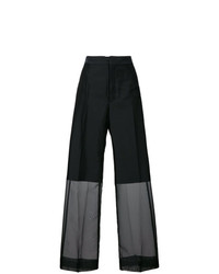Черные широкие брюки от Y's
