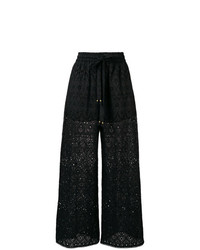 Черные широкие брюки от Zimmermann
