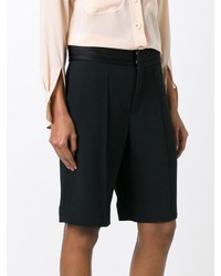 Женские черные шорты-бермуды от Chloé