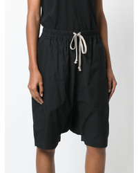 Женские черные шорты-бермуды от Rick Owens DRKSHDW