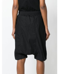 Женские черные шорты-бермуды от Rick Owens DRKSHDW
