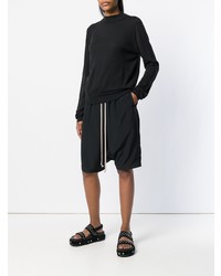 Женские черные шорты-бермуды от Rick Owens