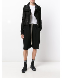 Женские черные шорты-бермуды от Rick Owens