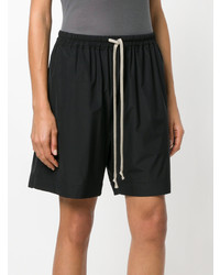 Женские черные шорты-бермуды от Rick Owens