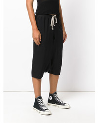 Женские черные шорты-бермуды от Rick Owens