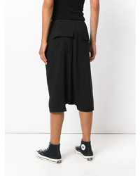 Женские черные шорты-бермуды от Rick Owens