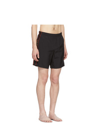Черные шорты для плавания от Alexander McQueen