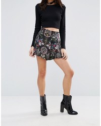 Женские черные шорты с принтом от Oh My Love