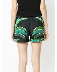 Женские черные шорты с принтом от Amir Slama