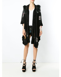 Женские черные шорты с украшением от Andrea Bogosian