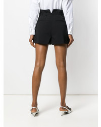 Женские черные шорты со складками от RED Valentino