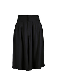 Женские черные шорты со складками от Lilly Sarti