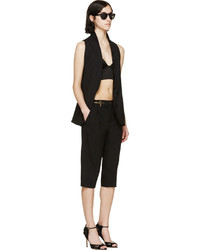 Женские черные шорты от Anthony Vaccarello