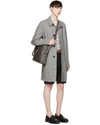 Мужские черные шорты от AMI Alexandre Mattiussi