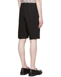 Мужские черные шорты от AMI Alexandre Mattiussi