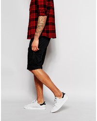 Мужские черные шорты от Solid