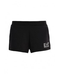 Женские черные шорты от EA7