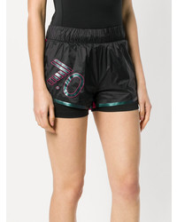 Женские черные шорты от Ea7 Emporio Armani