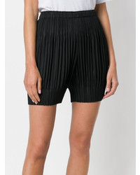 Женские черные шорты от Pleats Please By Issey Miyake
