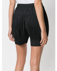 Женские черные шорты от Pleats Please By Issey Miyake