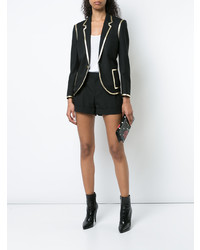 Женские черные шорты от Saint Laurent