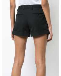 Женские черные шорты от Saint Laurent