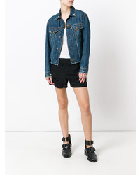 Женские черные шорты от Versace Jeans