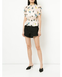 Женские черные шорты от Self-Portrait