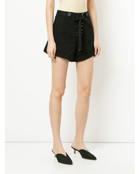 Женские черные шорты от Self-Portrait