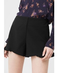 Женские черные шорты от Mango