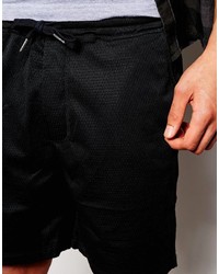 Мужские черные шорты от Solid