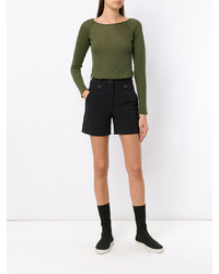 Женские черные шорты от Gloria Coelho