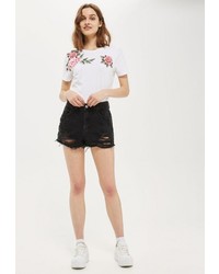 Женские черные шорты от Topshop