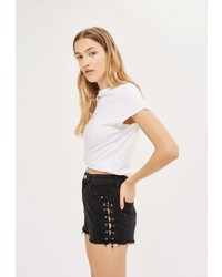 Женские черные шорты от Topshop