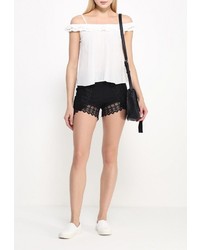 Женские черные шорты от Topshop