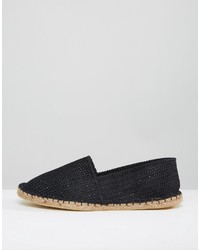 Мужские черные эспадрильи в сеточку от Asos