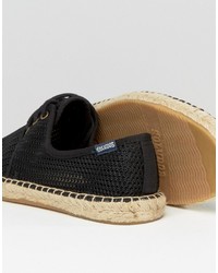 Мужские черные эспадрильи в сеточку от Soludos