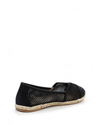 Женские черные эспадрильи от Exquily